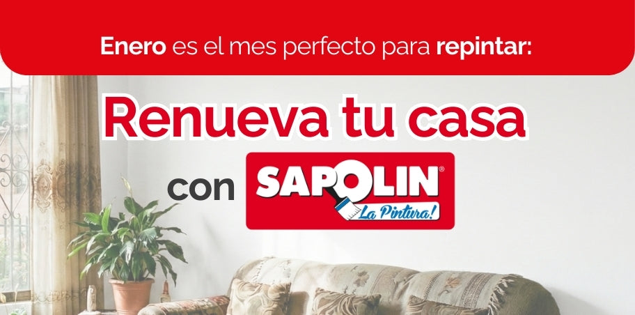Enero es el mes perfecto para repintar: renueva tu casa con Sapolin este 2026