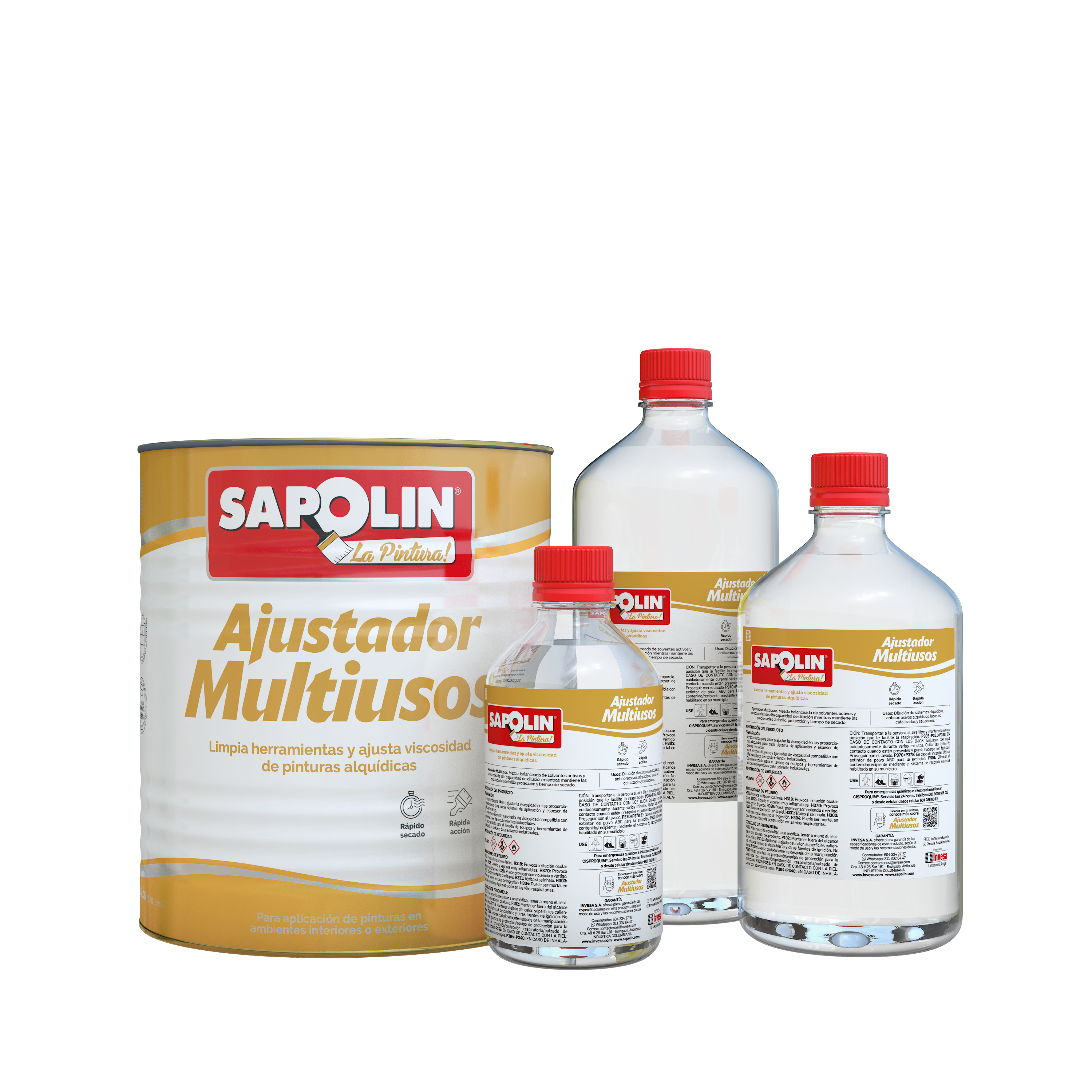 Ajustador multiusos — solvente para dilución y limpieza