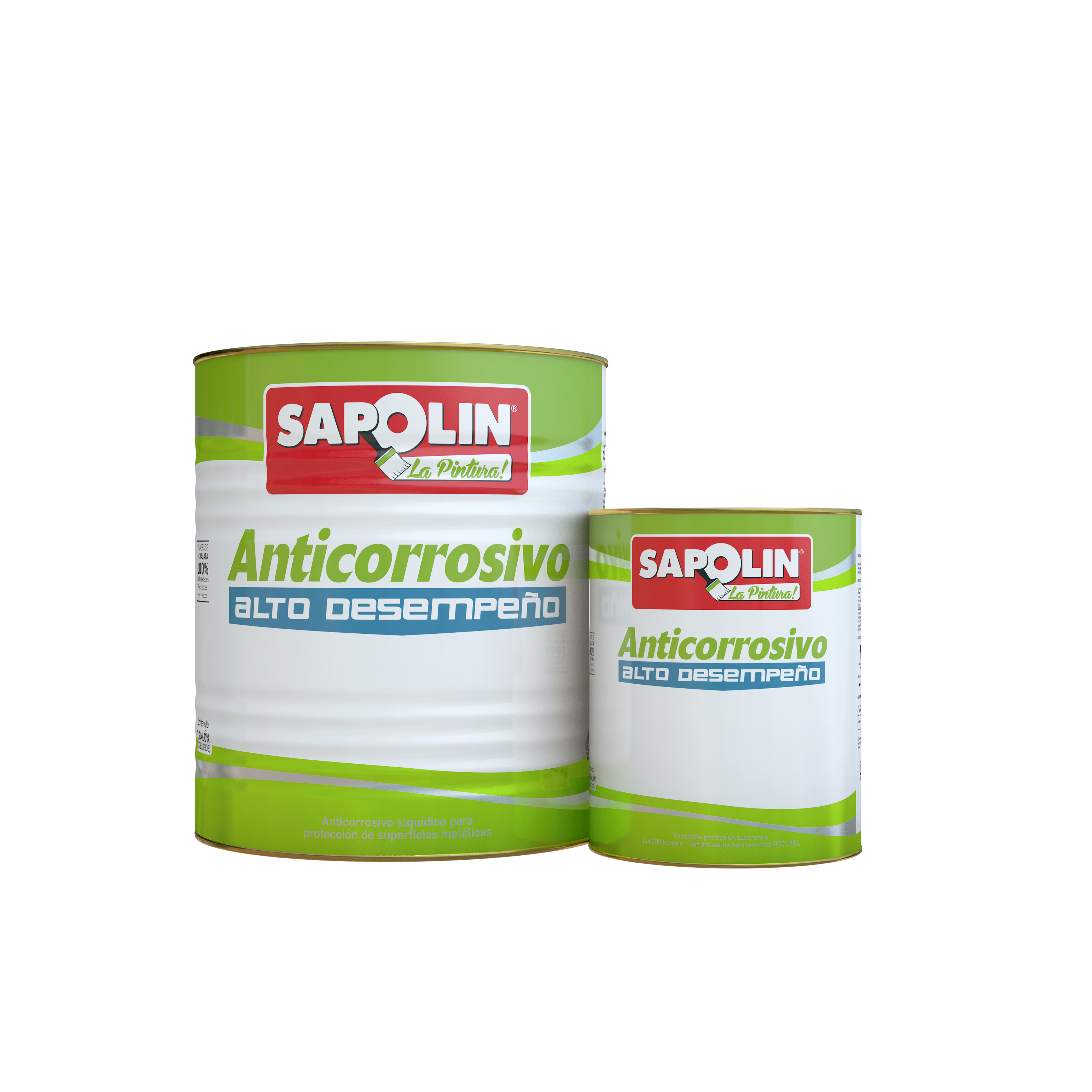Anticorrosivo de Alto Desempeño Sapolin para superficies metálicas