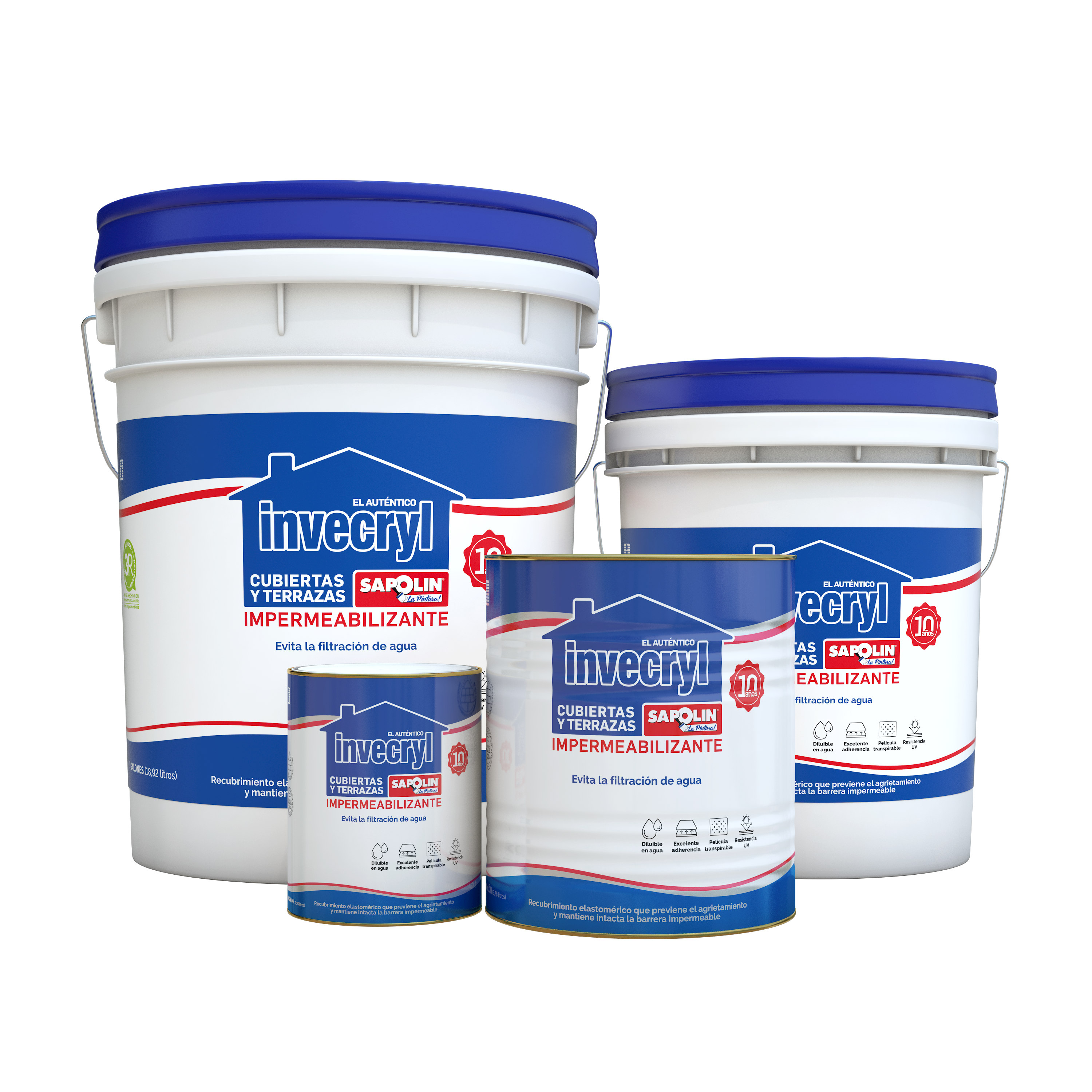 Invecry l Cubiertas y Terrazas Impermeabilizante Sapolin