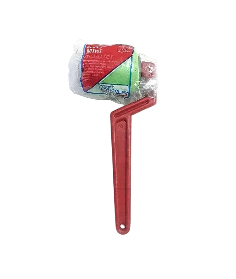 Rodillo felpa acrílica verde 2′