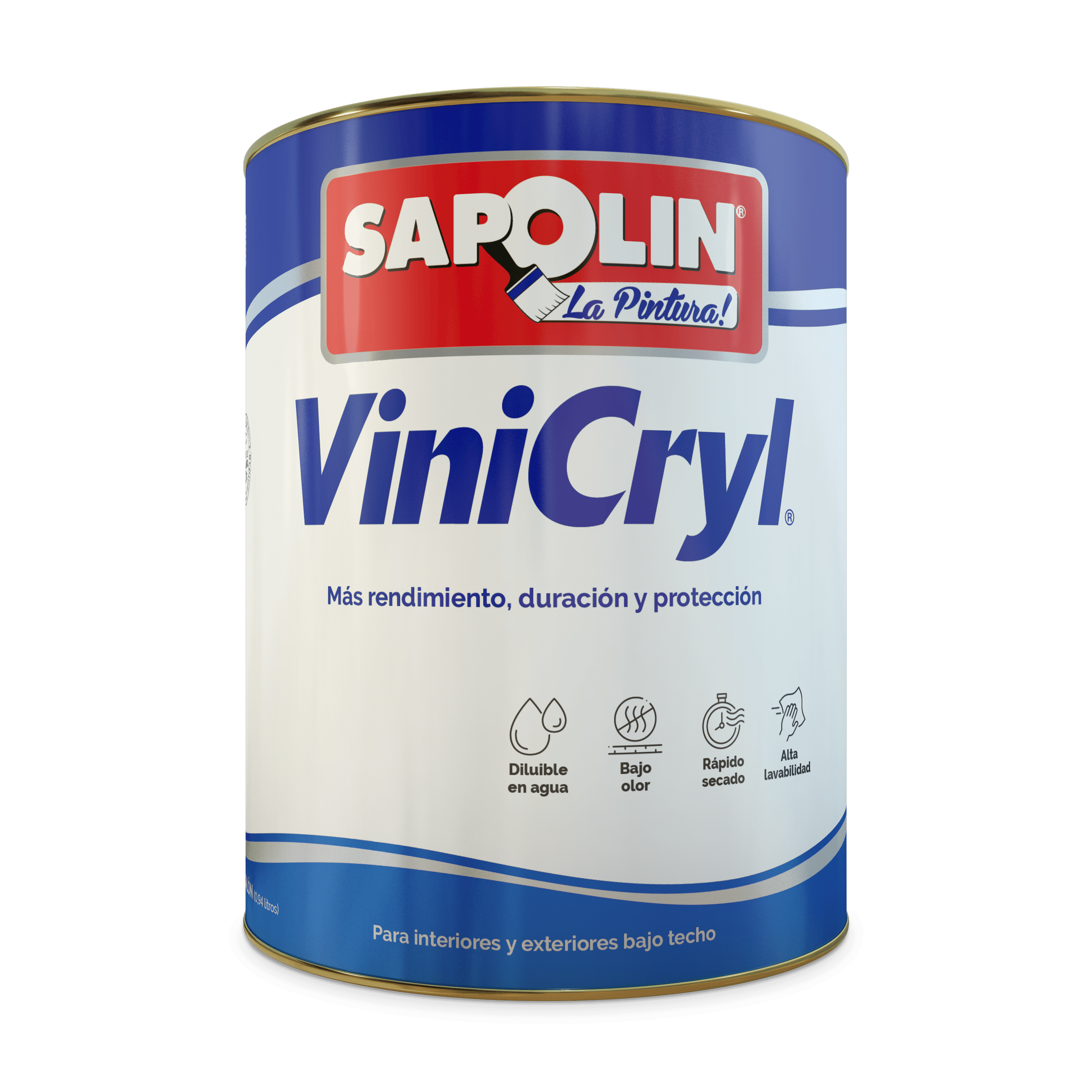 Vinicryl Blanco Real Pintura Tipo 1