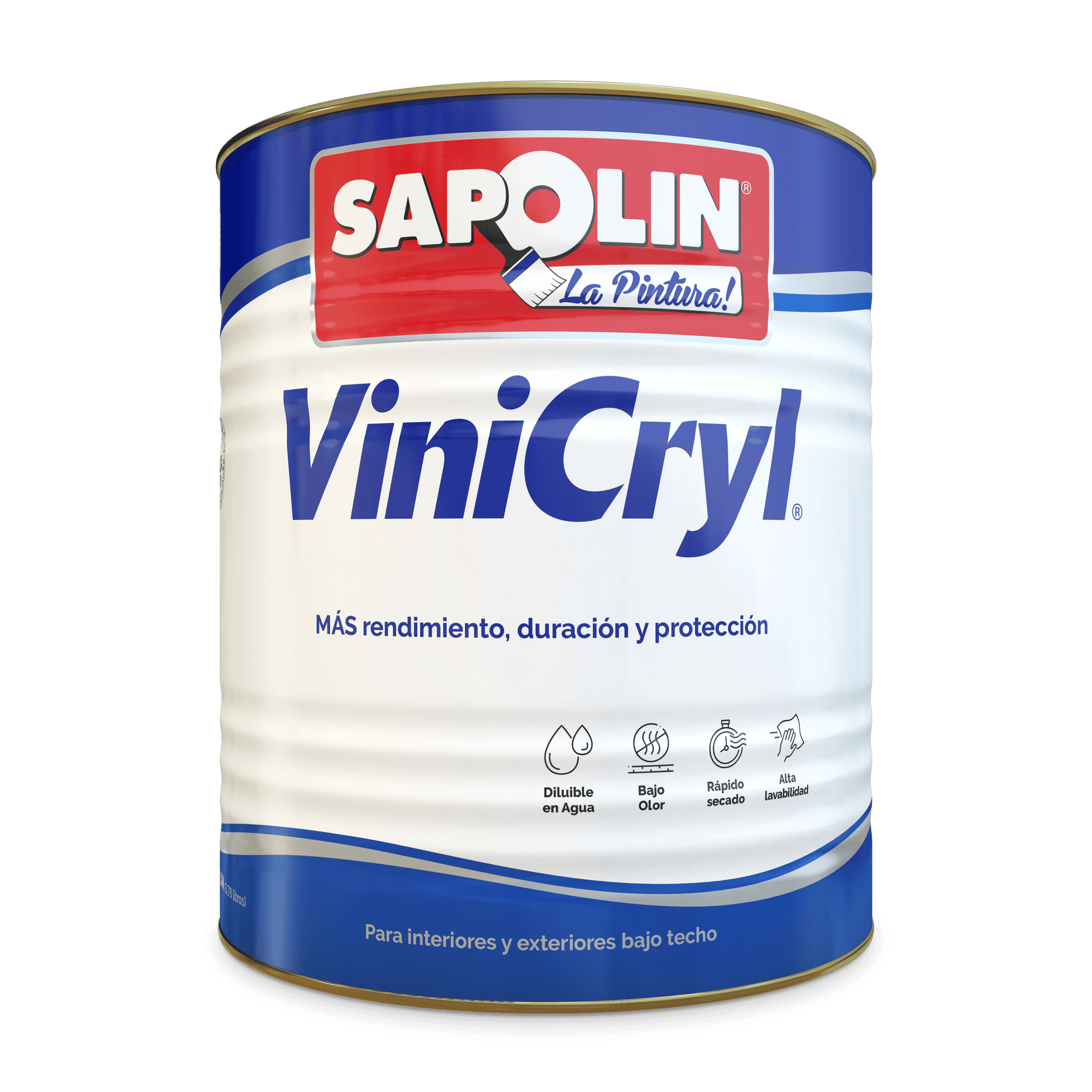 Vinicryl Blanco Real Pintura Tipo 1